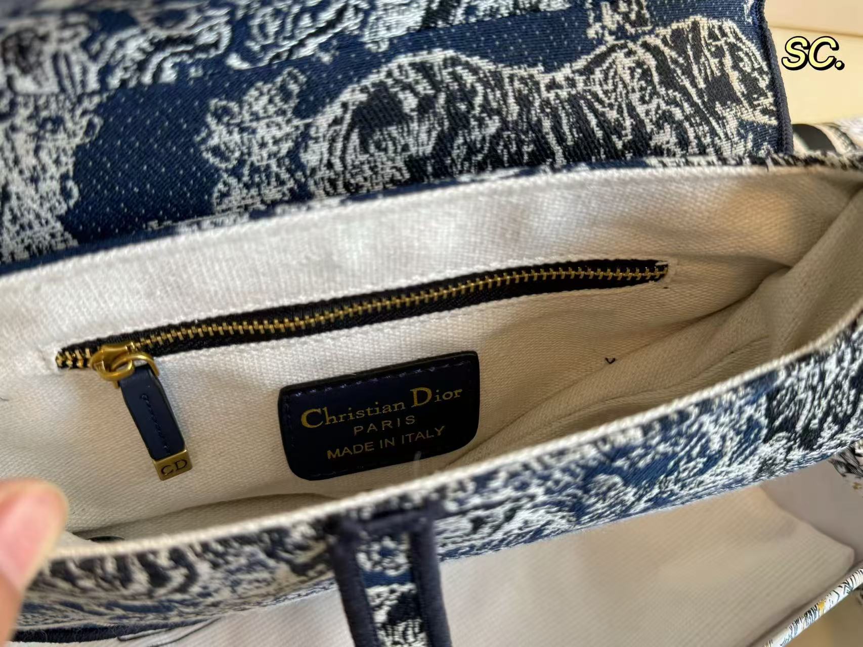 Dior's new embroidered saddle bag