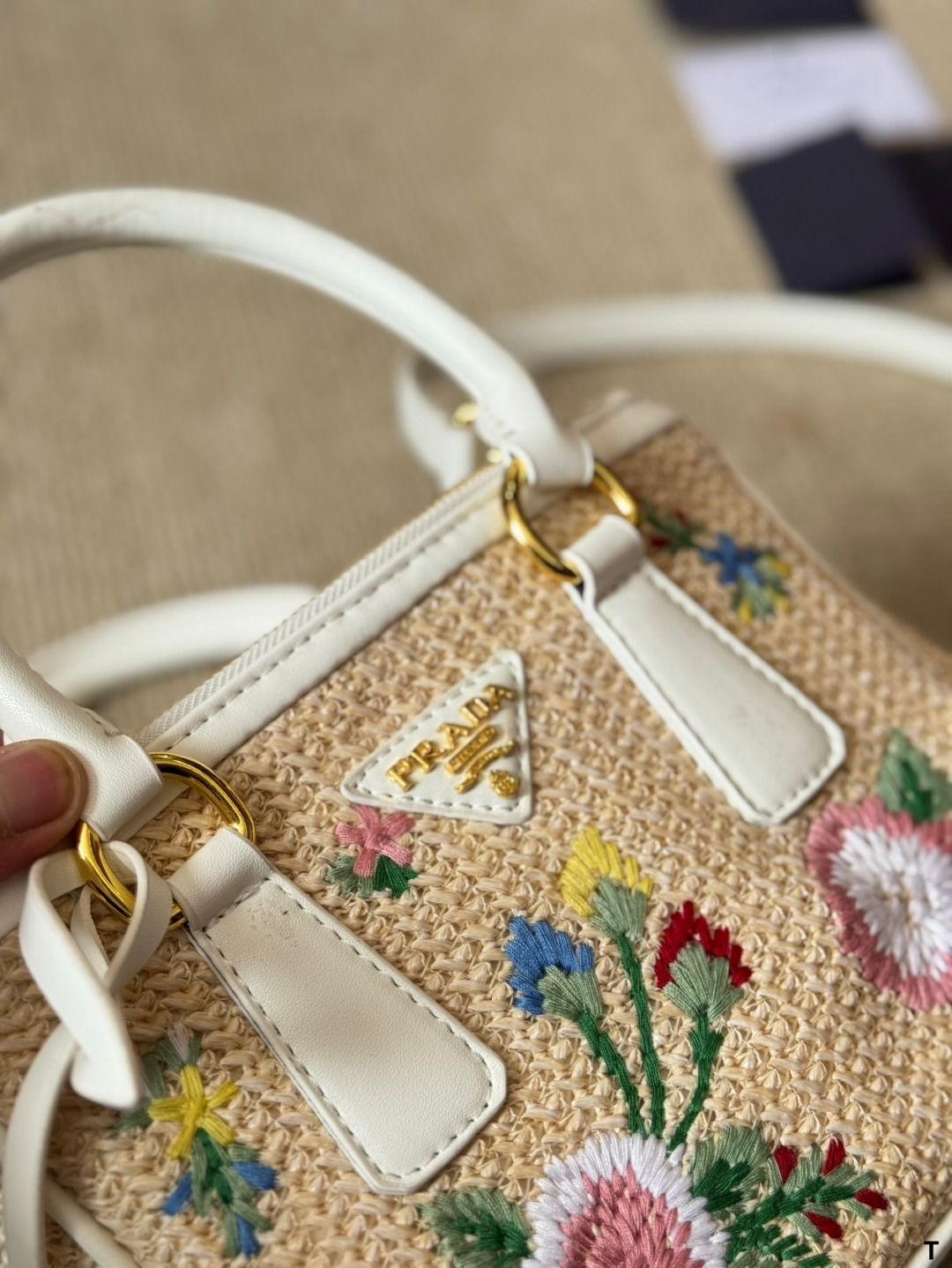 Replica -Prada Beautiful straw bag