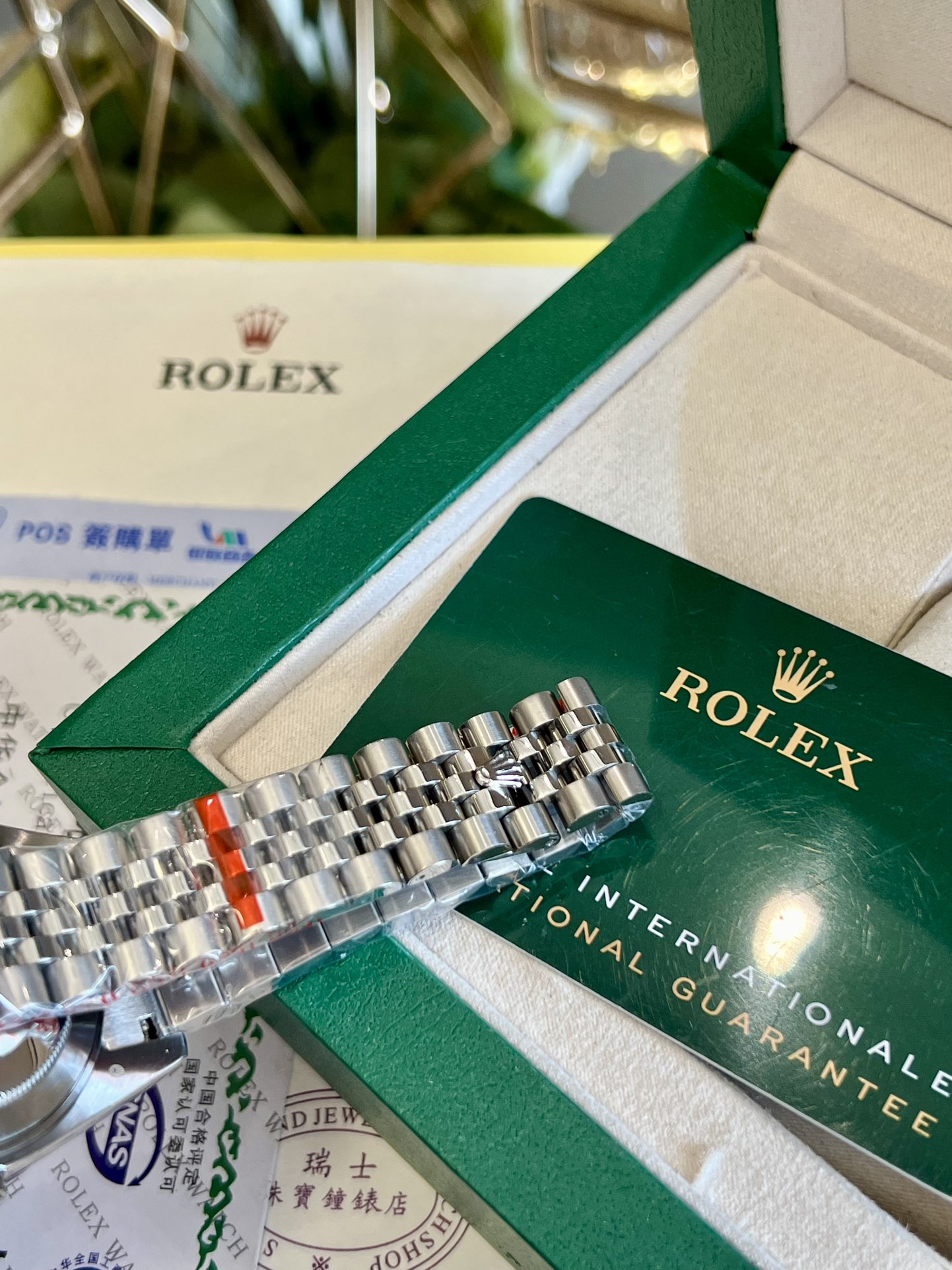 Replica Rolex Datejust Blue Dial Jubilee 18K White Gold Bezel Watch