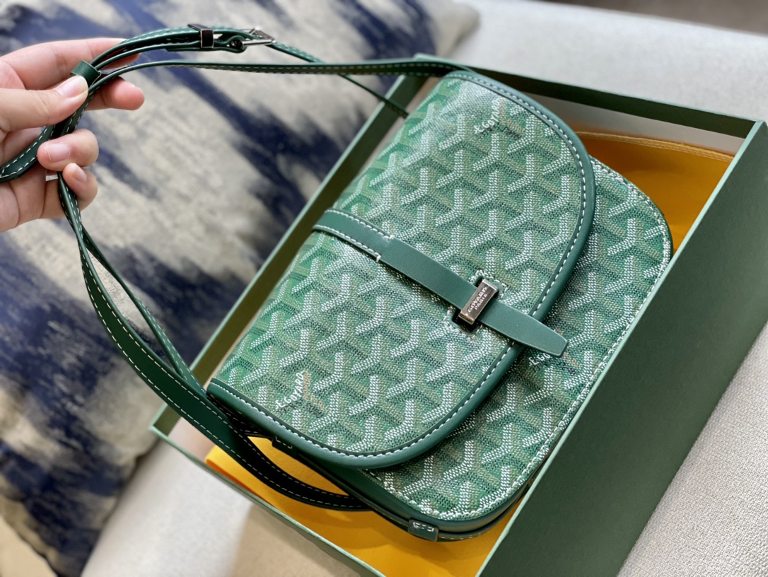 Goyard saddle bag
