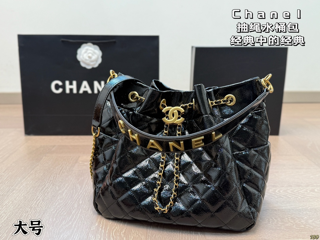 Replica -Chanel drawstring bucket bag