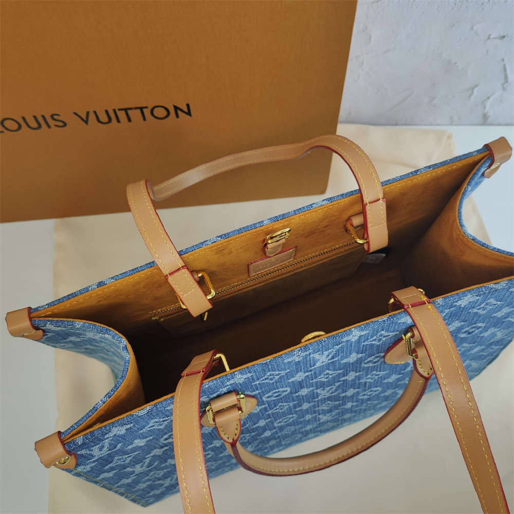 Louis Vuitton Denim Tote Bag