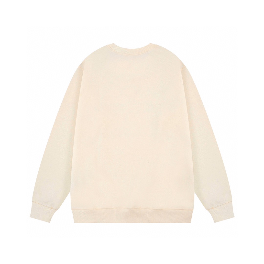 Replica Gucci iced plum powder strawberry crew-neck hoodie
