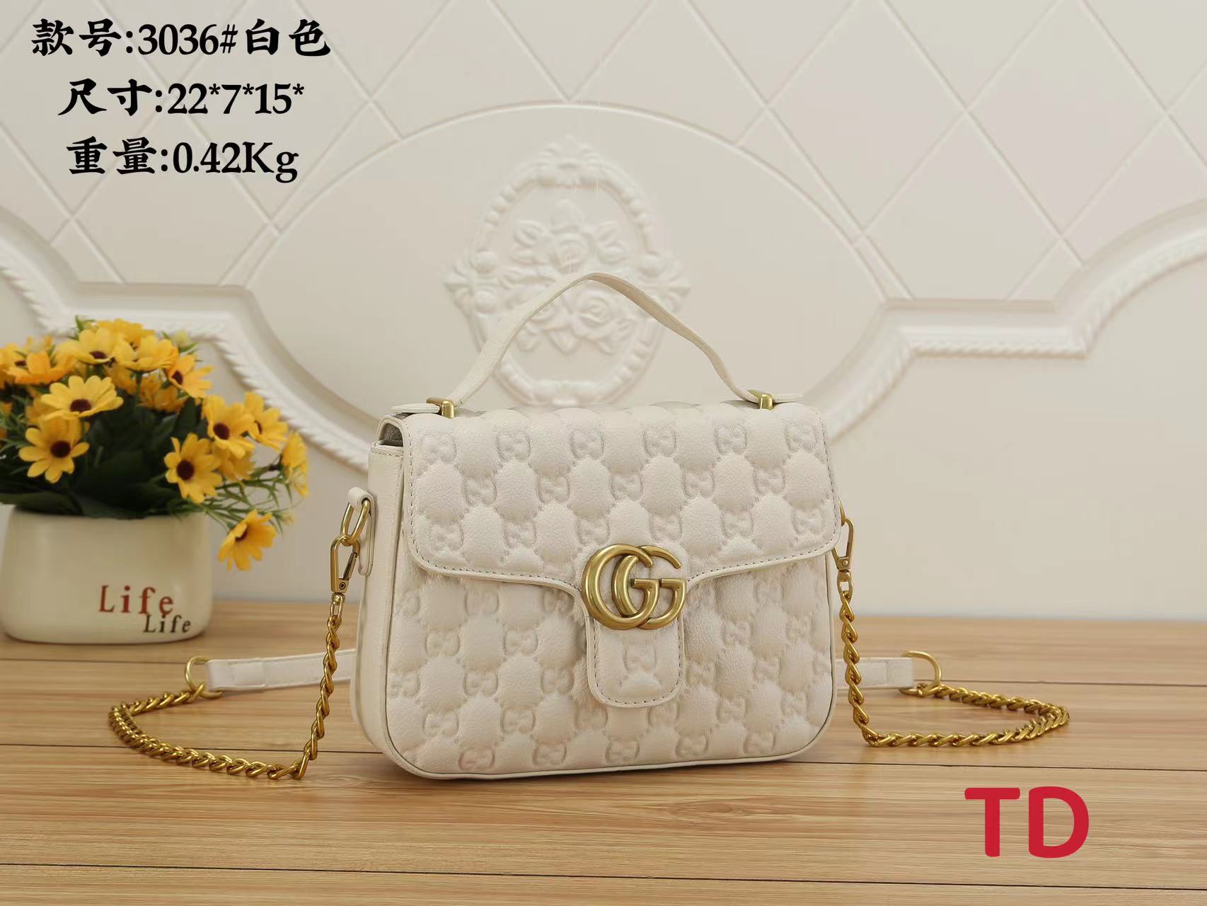 Gucci embossed bag replica