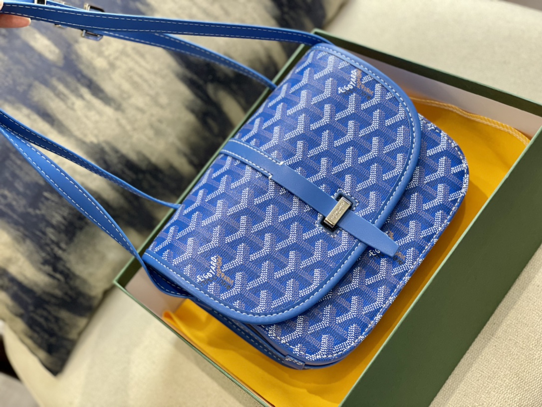 Goyard saddle bag