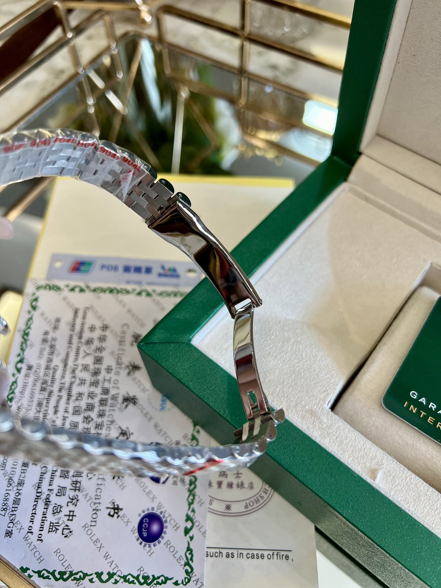 Replica Rolex Datejust Blue Dial Jubilee 18K White Gold Bezel Watch