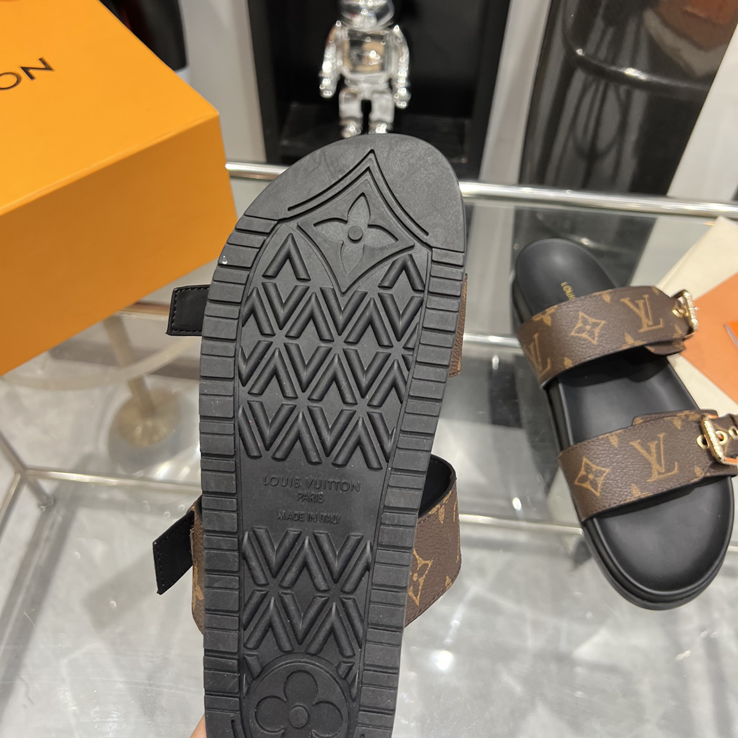 LV 24ss High Original unisex slippers