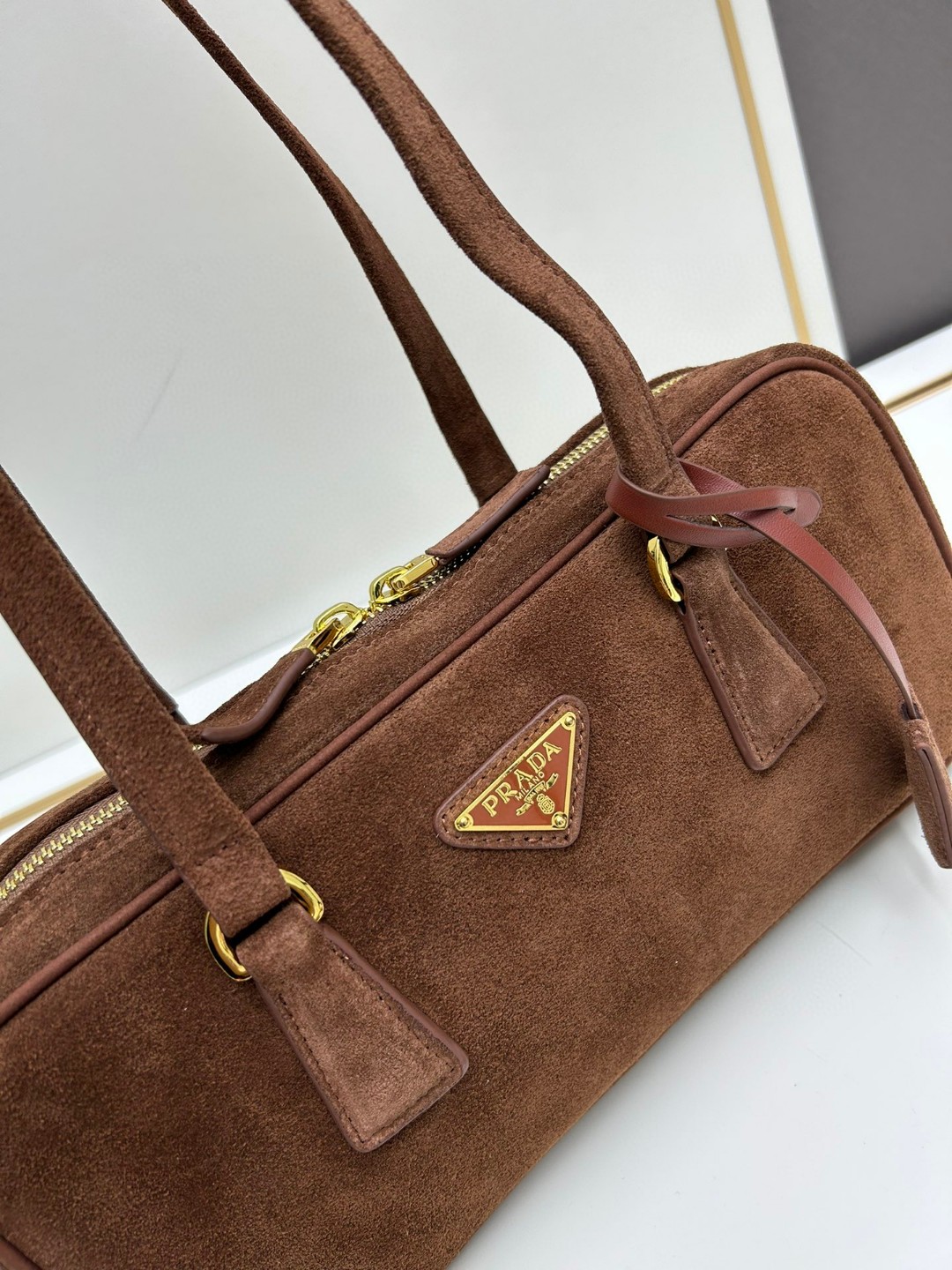 High Quality Suede Bag Real Leather Bag