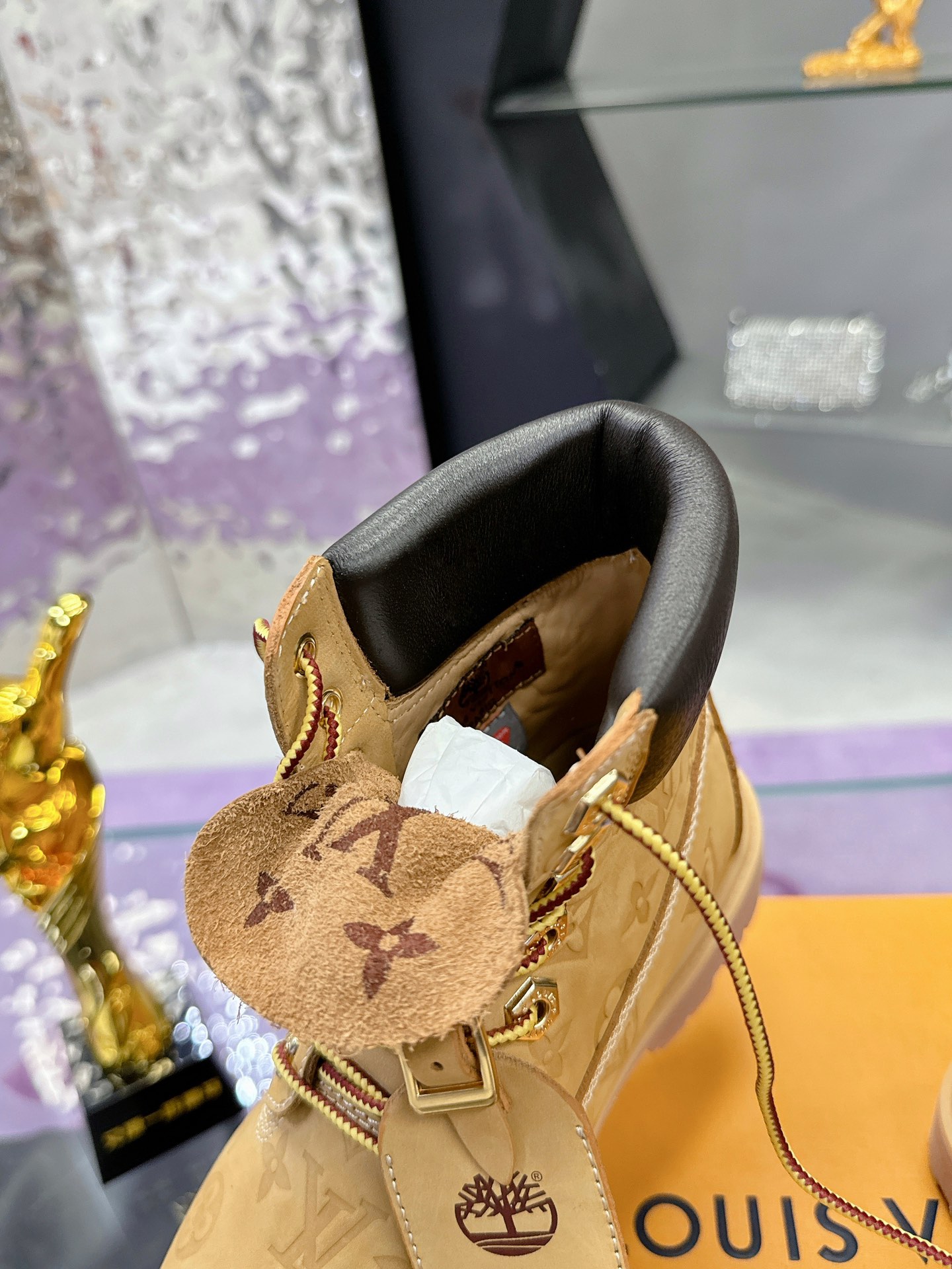 LV x Timberland  Monogram Short boots