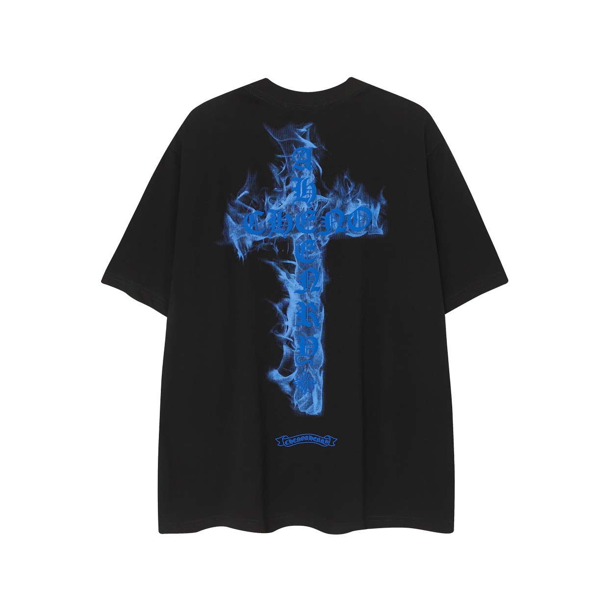 Chrome hearts Cross Sanskrit letters men's and women's T-shirts