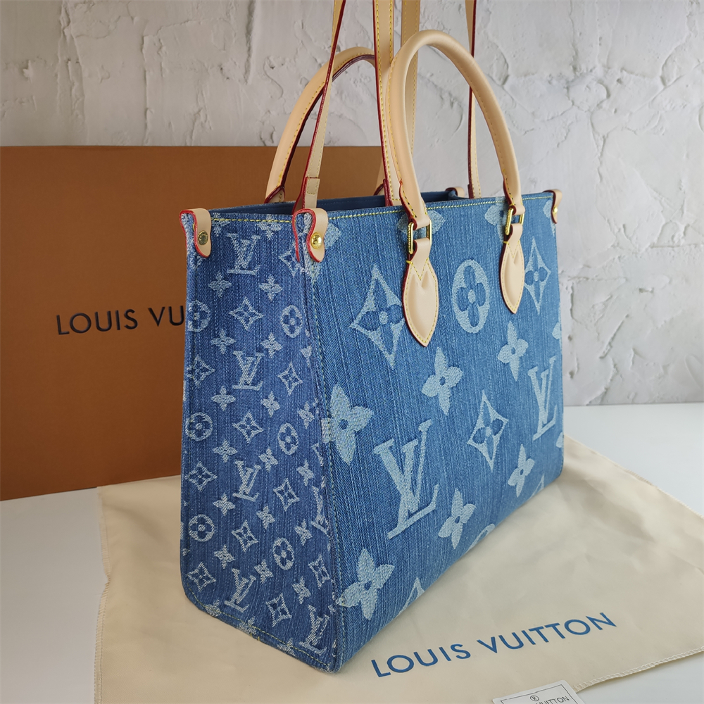Louis Vuitton Denim Tote Bag
