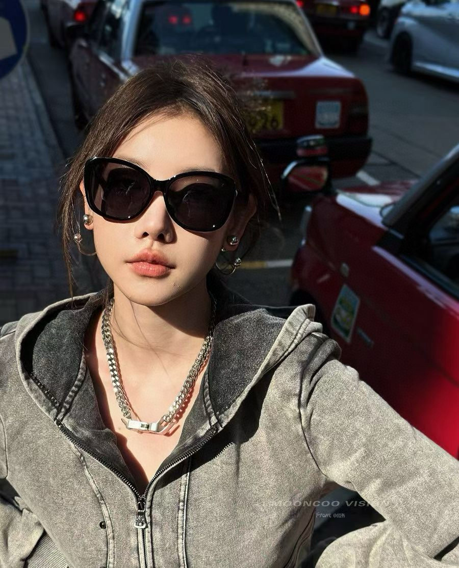 Chanel 2025 Trendy Hot Style Fashion Square Frame Sunglasses