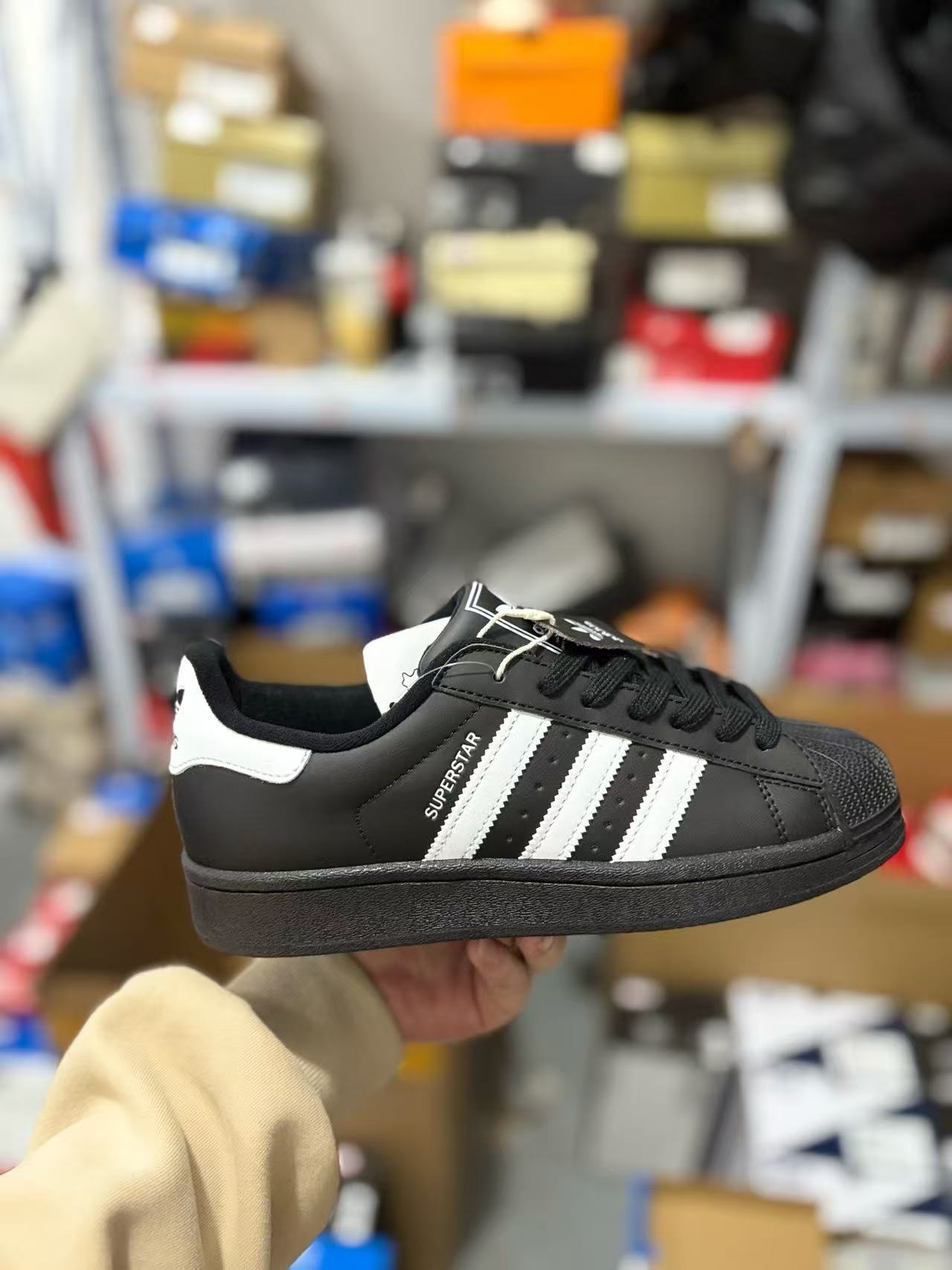 Adidas classic shell shoes