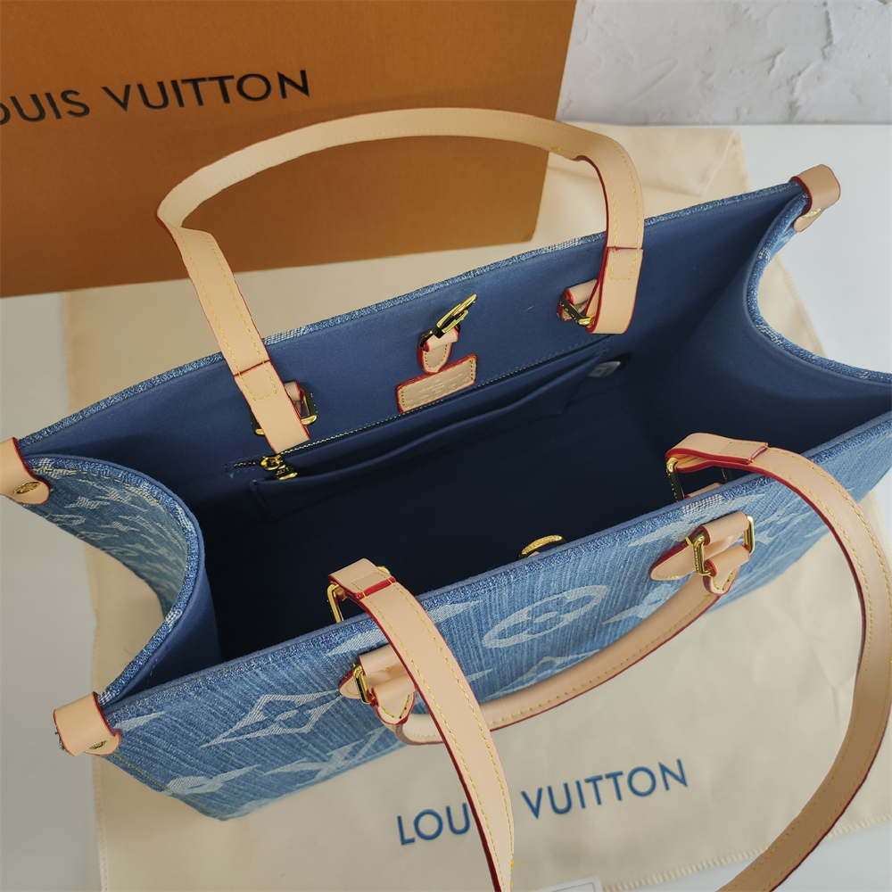 Louis Vuitton Denim Tote Bag
