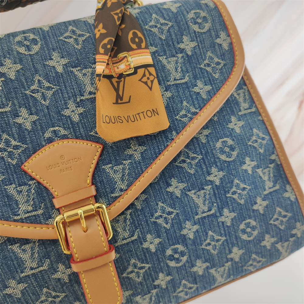 LV Louis Vuitton Denim Nurse Bag