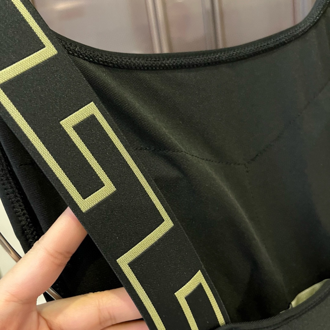 Versace one piece swimsuit.