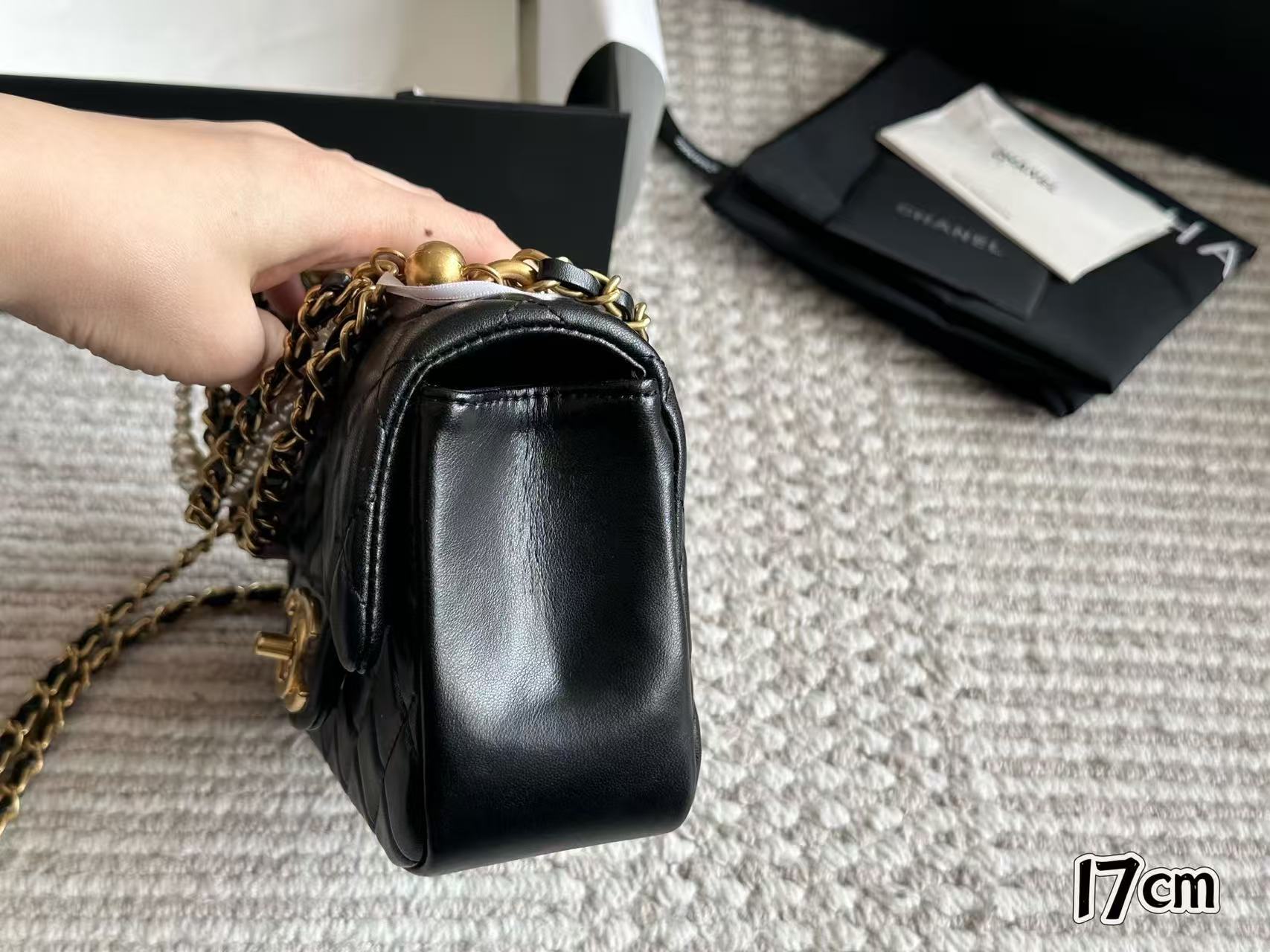 Chanel 24p pearl bag