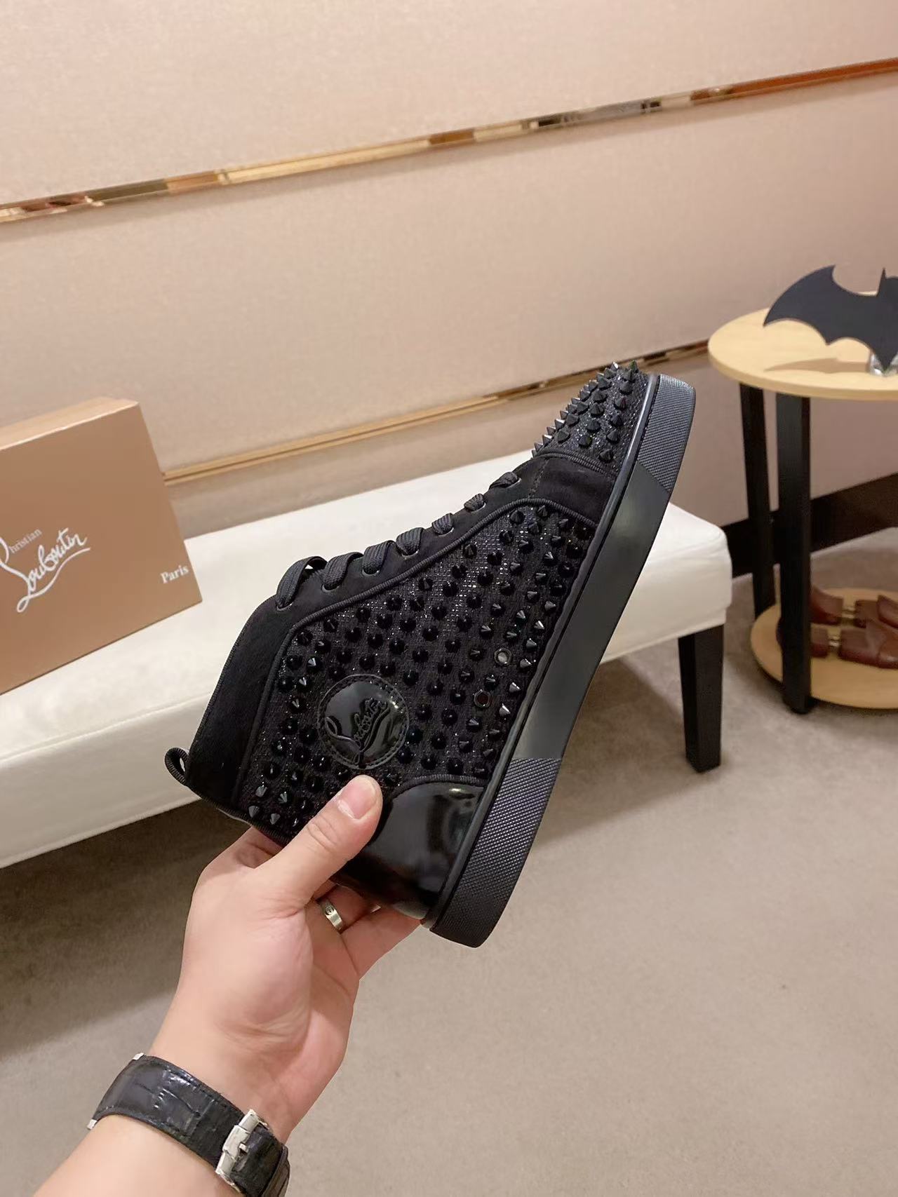 CL red sole series men's shoes