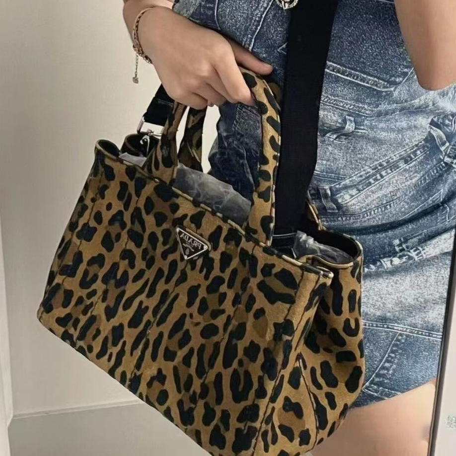 Prada softlux Leopard print handbag