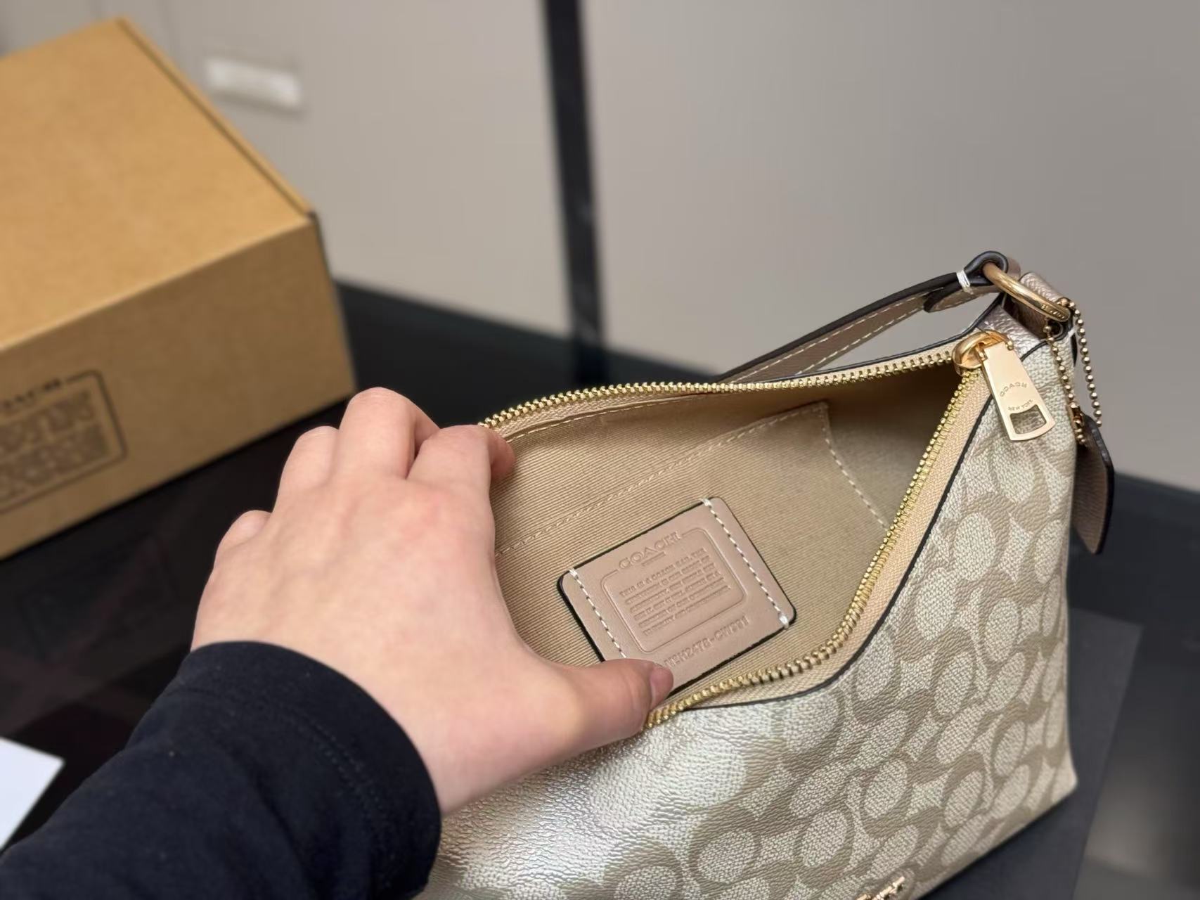 Coach Zip underarm bag