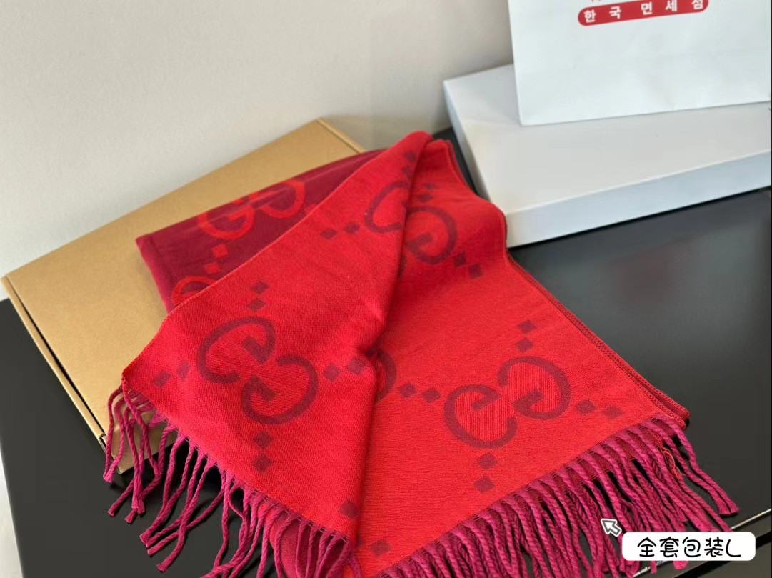 Replica Gucci Cashmere Scarf Unisex Warm Shawl Wrap Scarf