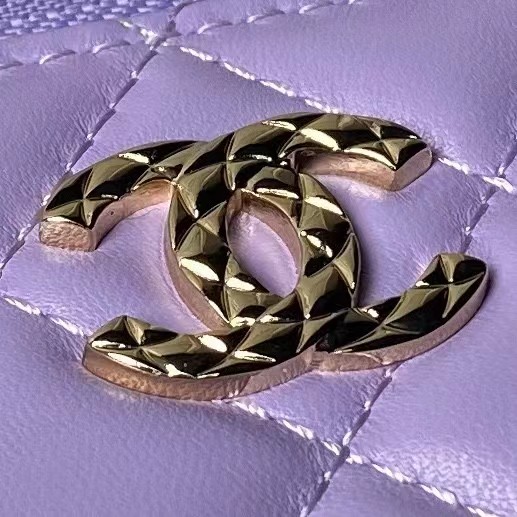 Top Quality Chanel Vanity Case Purple Bag