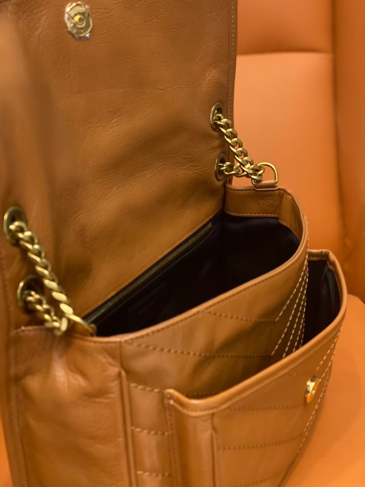 High version YSL shoulder bag