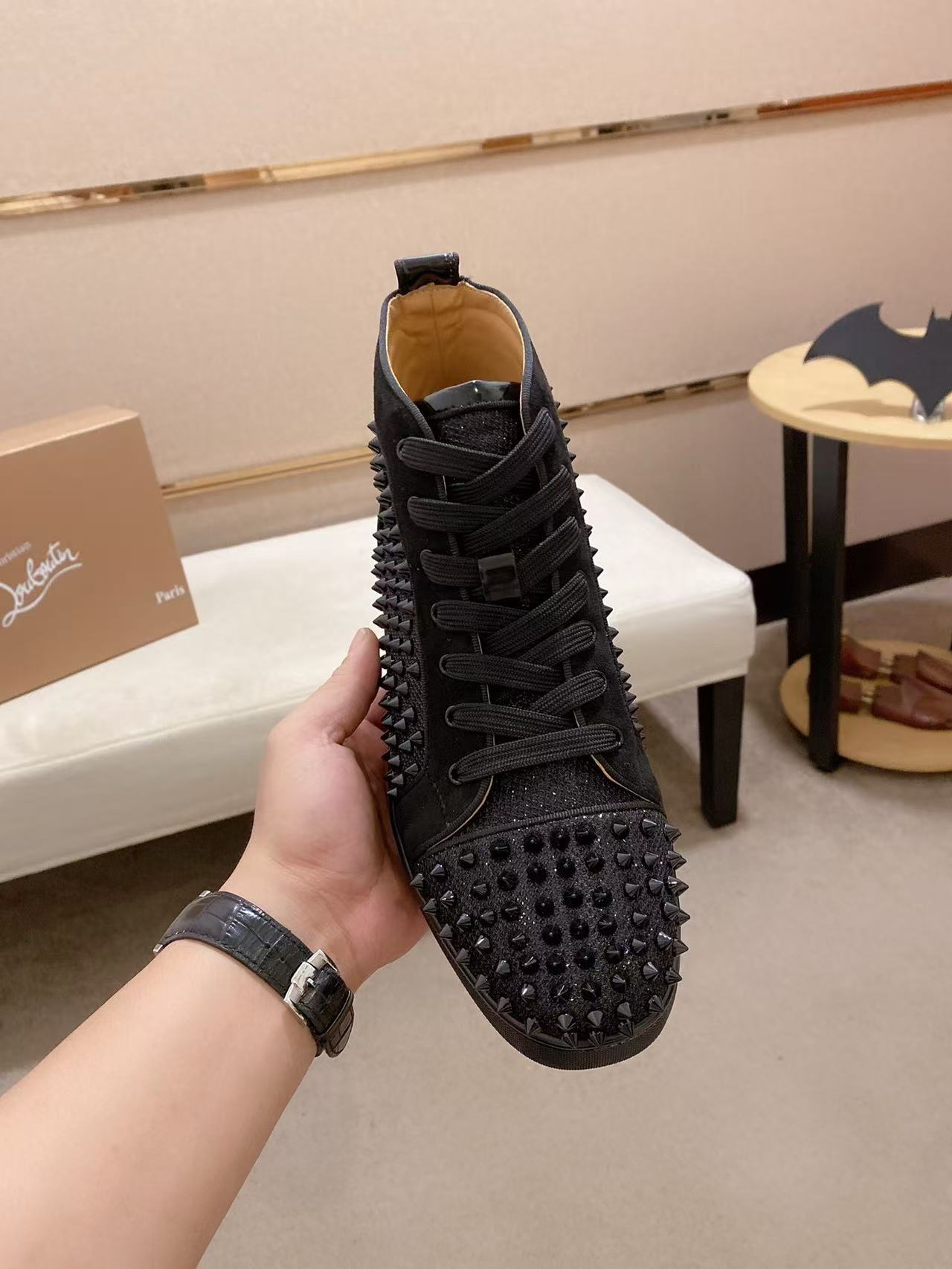 CL red sole series men's shoes