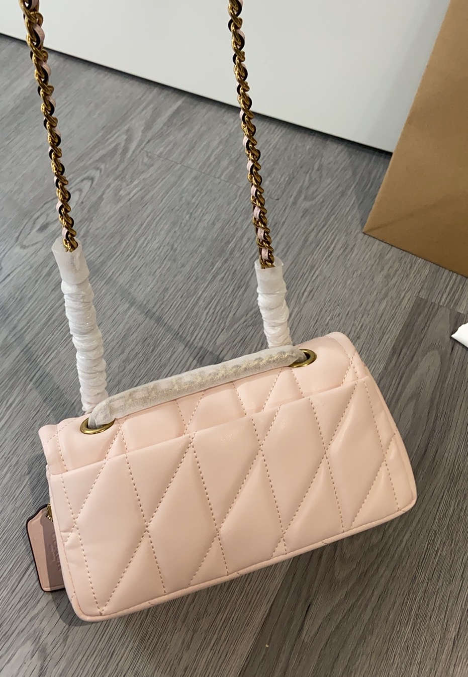 Coach quilting tabby