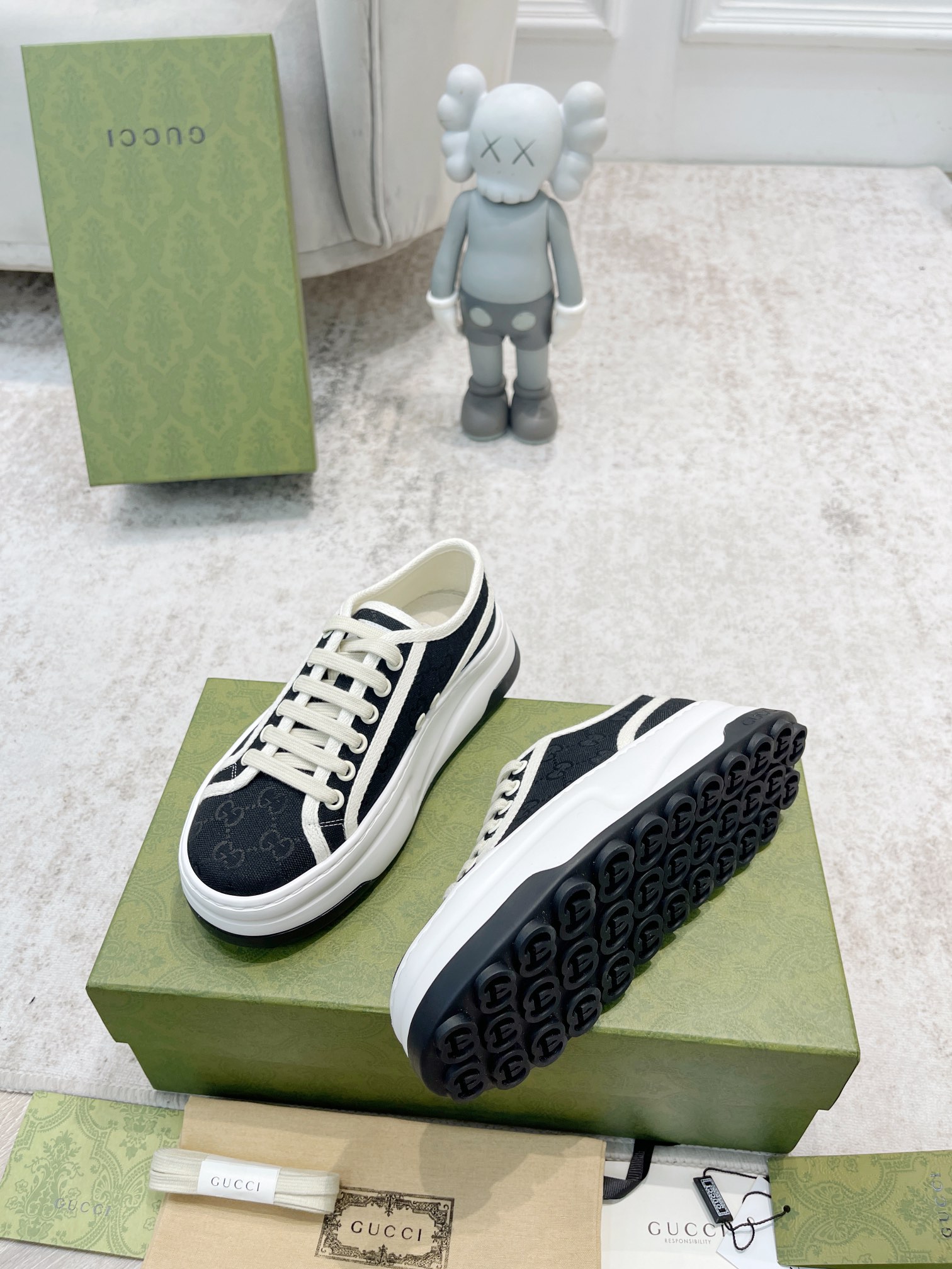 Gucci GG Printed Platform Sneakers for Women