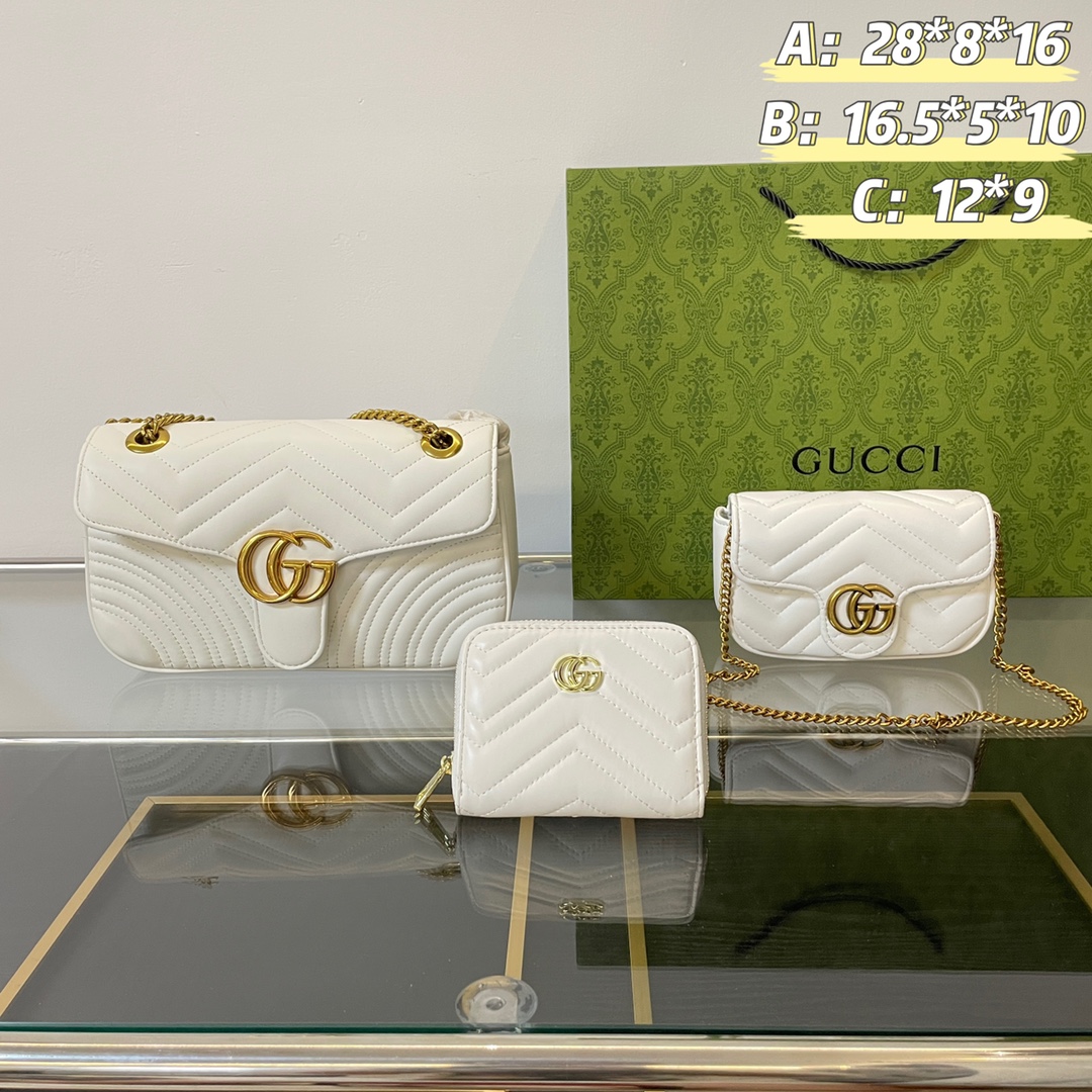 Gucci three piece combination set