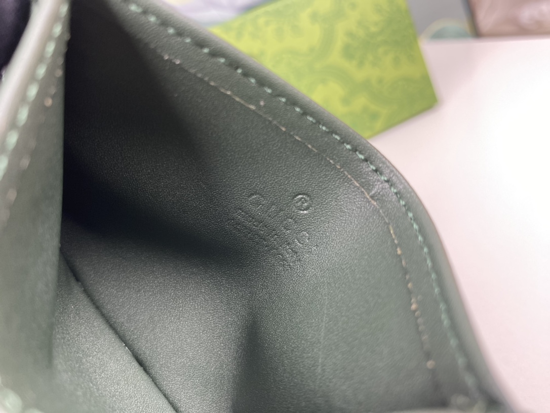 Replica Gucci GG Marmont Women Real Leather Card Bag