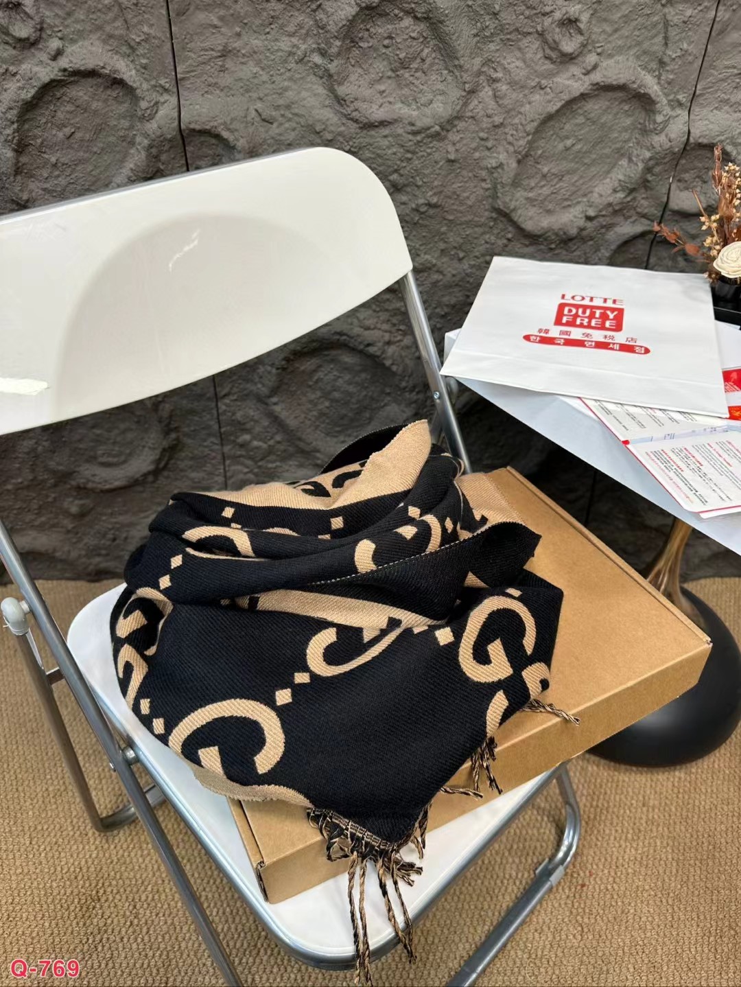 Replica Gucci Cashmere Scarf Unisex Warm Shawl Wrap Scarf