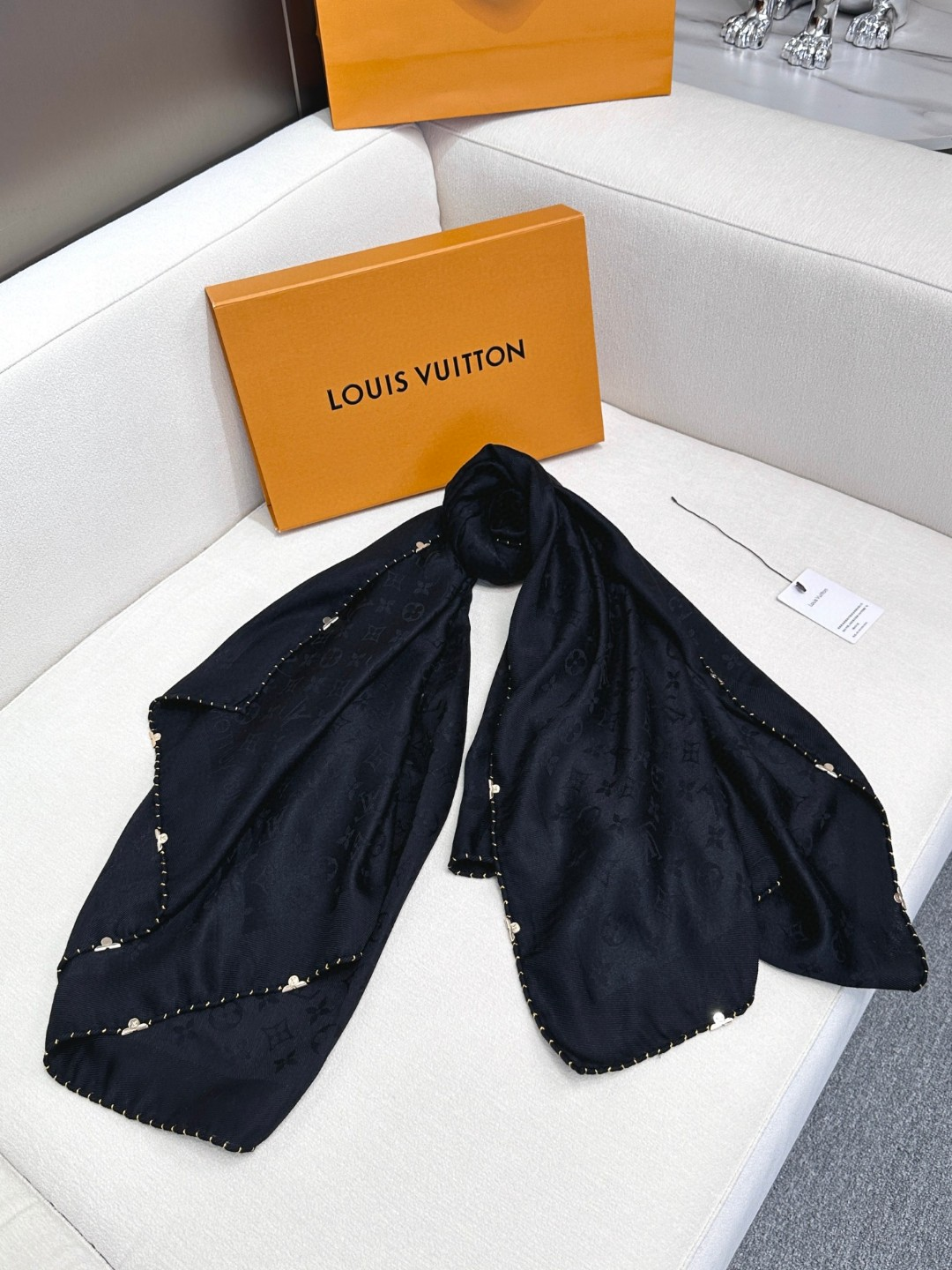Louis Vuitton silk shawl
