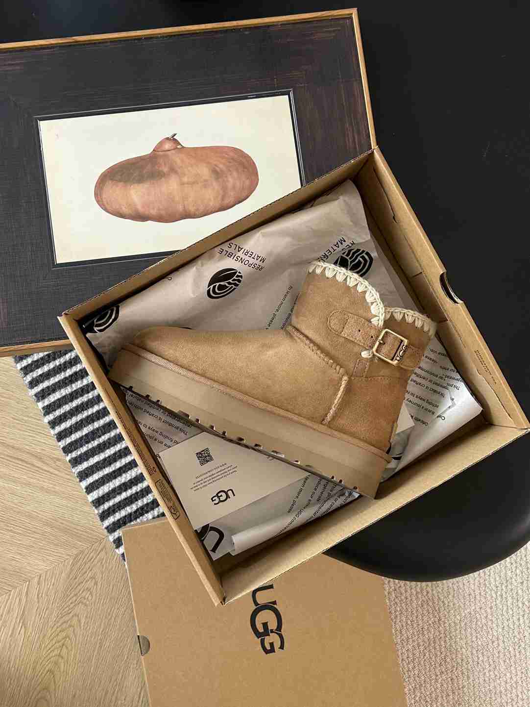 High Quality Women's Genuine Suede Pull on Boot Fuzzy Boots