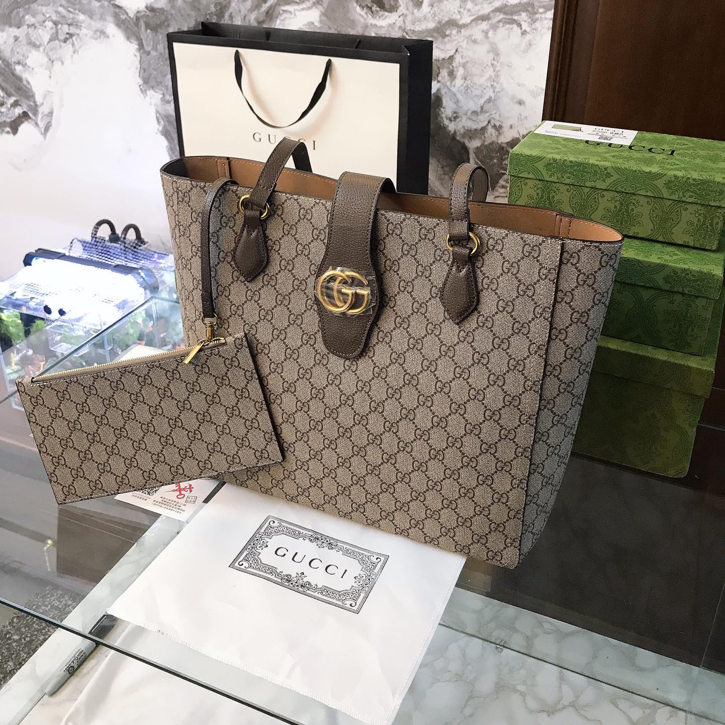 High quality Gucci bucket tote crossbody shoulder bag