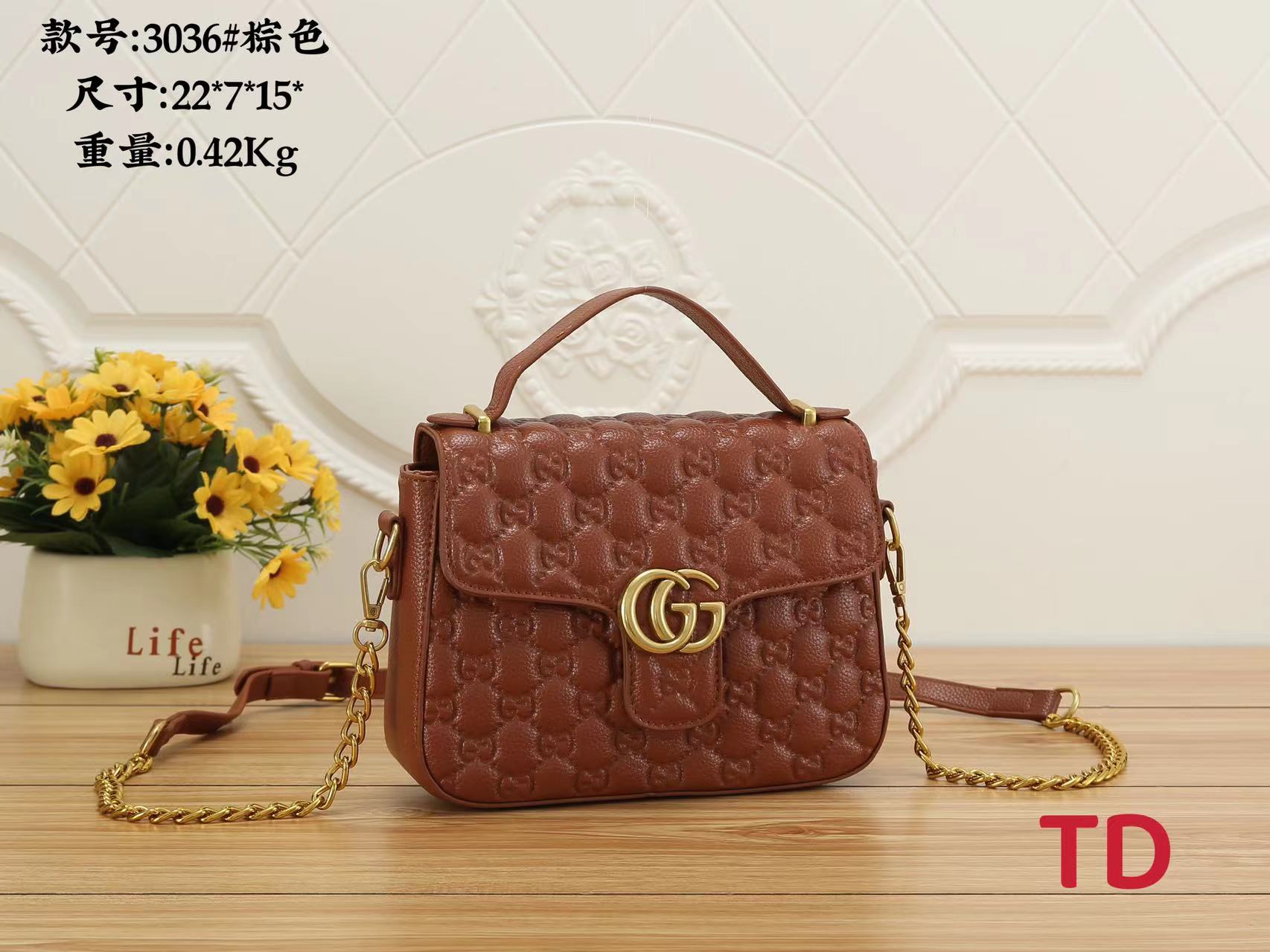 Gucci embossed bag replica