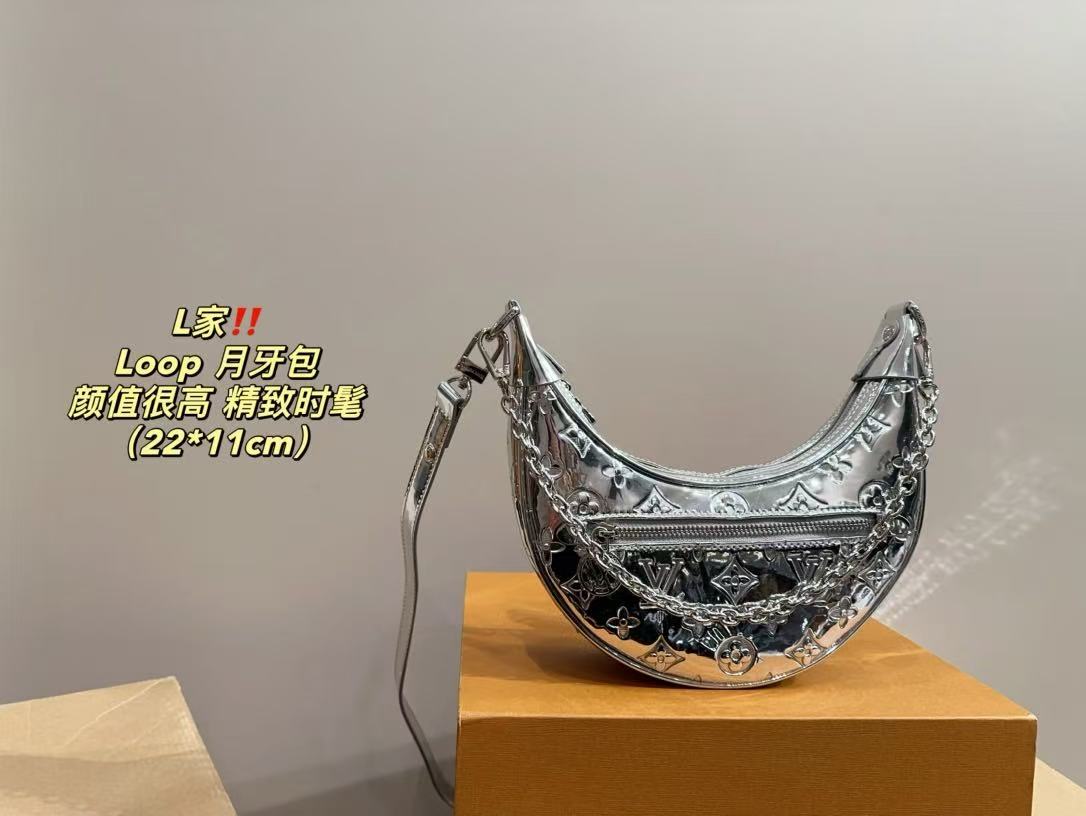 LV loop Crescent bag