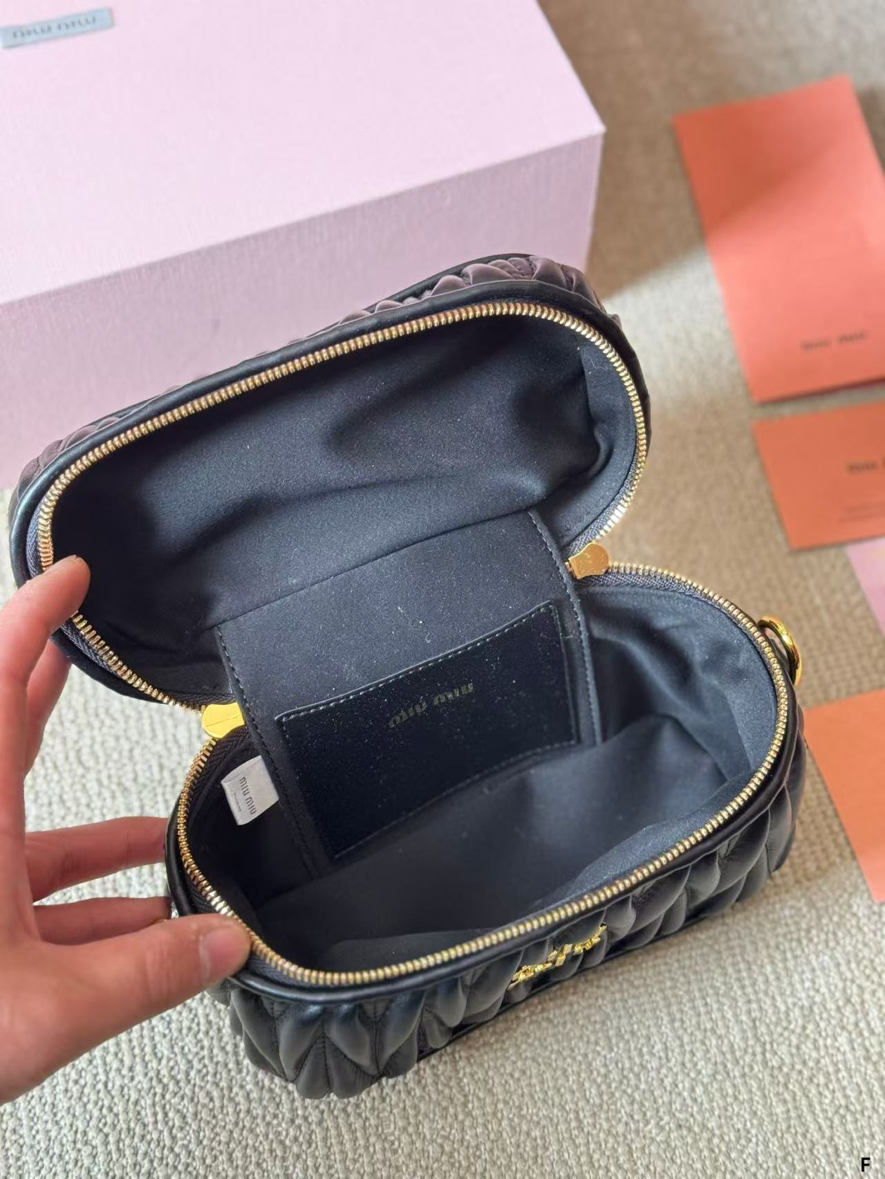 Miumiu Square box makeup bag
