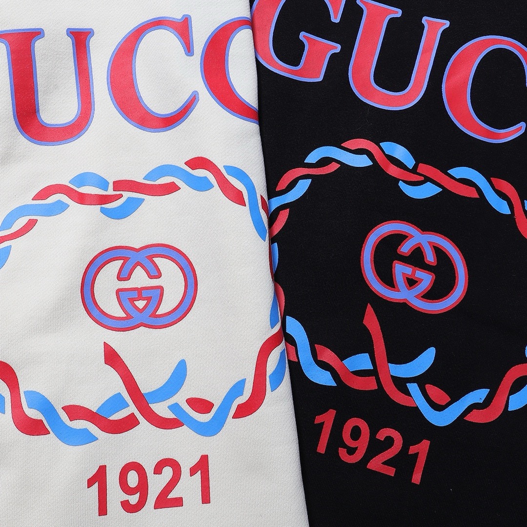 Replica GUCCI printed crew-neck hoodie