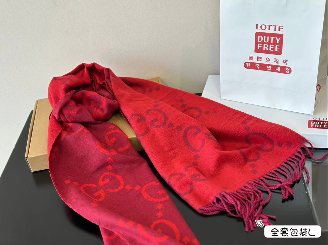 Replica Gucci Cashmere Scarf Unisex Warm Shawl Wrap Scarf