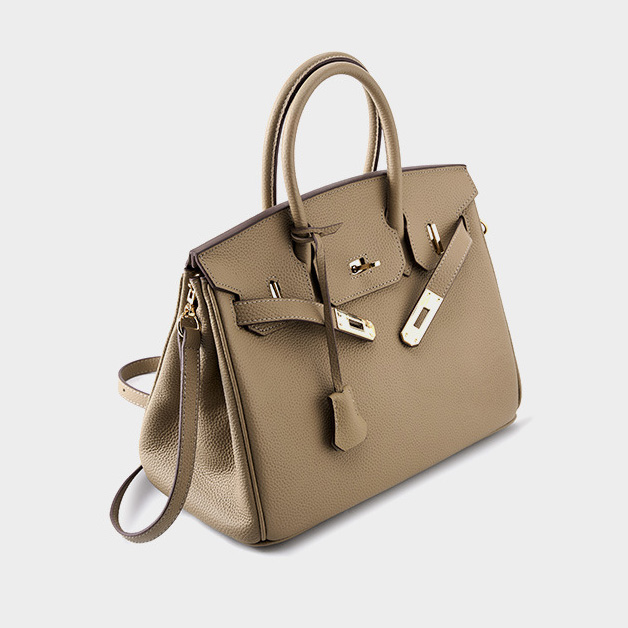 NO logo Lichee Pattern handbag