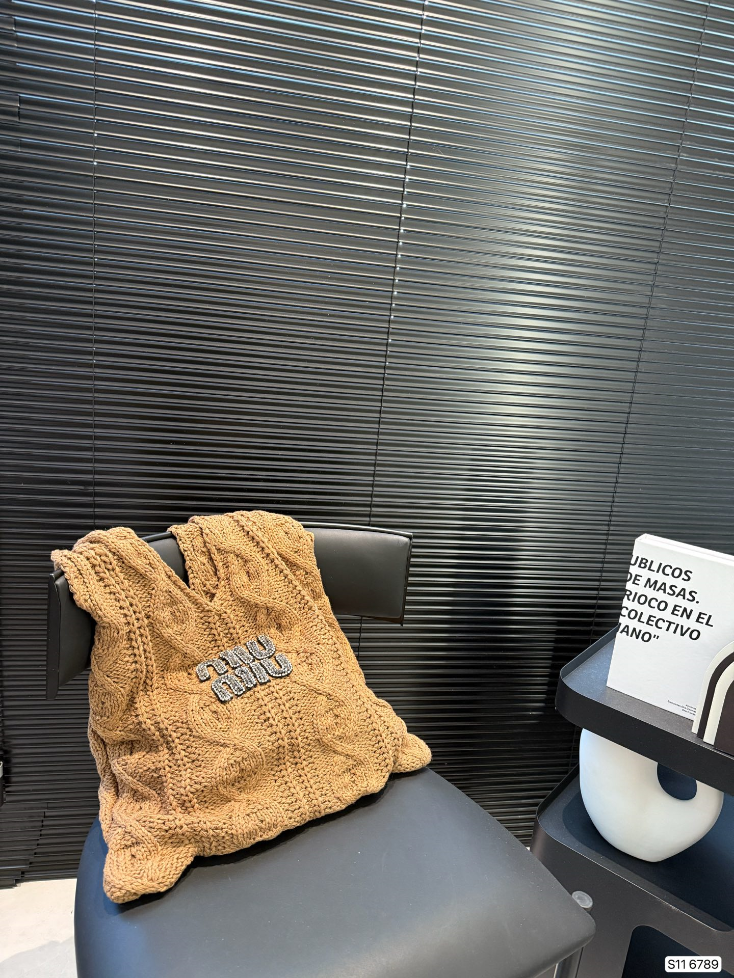 MiuMiu knitted hobo Tote bag