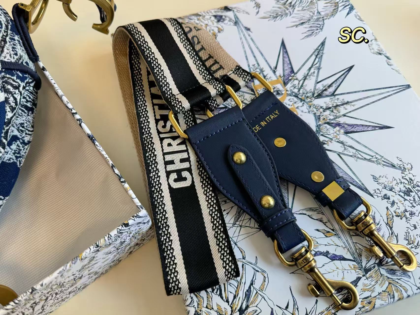Dior's new embroidered saddle bag