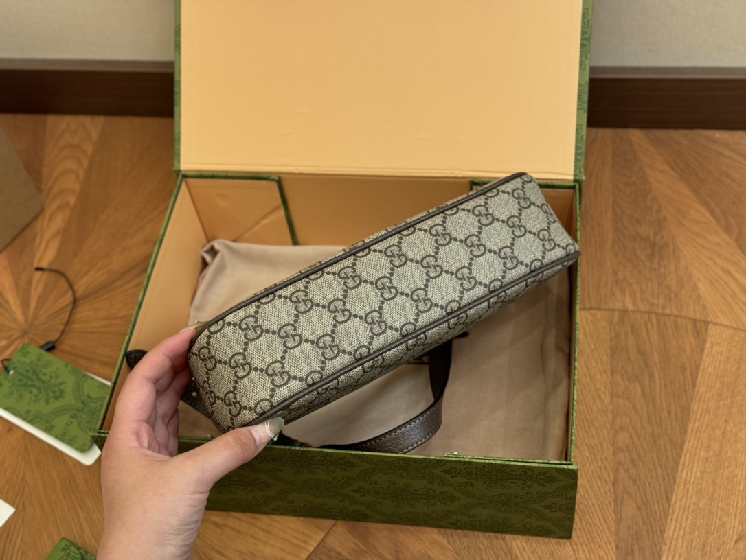 Gucci monogram armpit bag