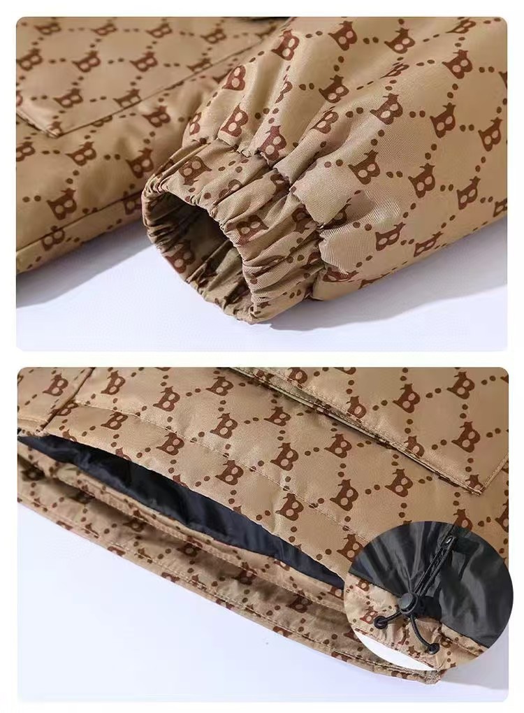 MLB NY couple hooded cotton jacket