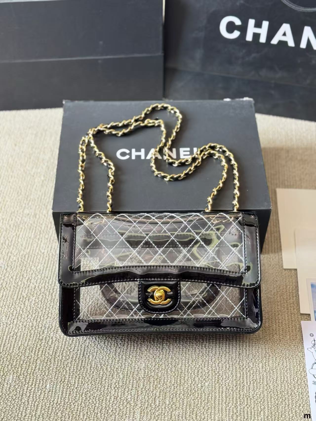 Chanel Clear CF Jelly bag