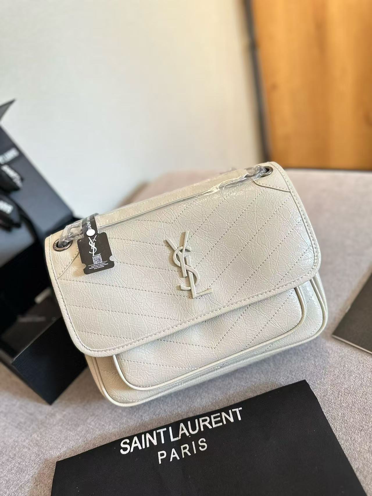 YSL Niki Monogram Logo Bag