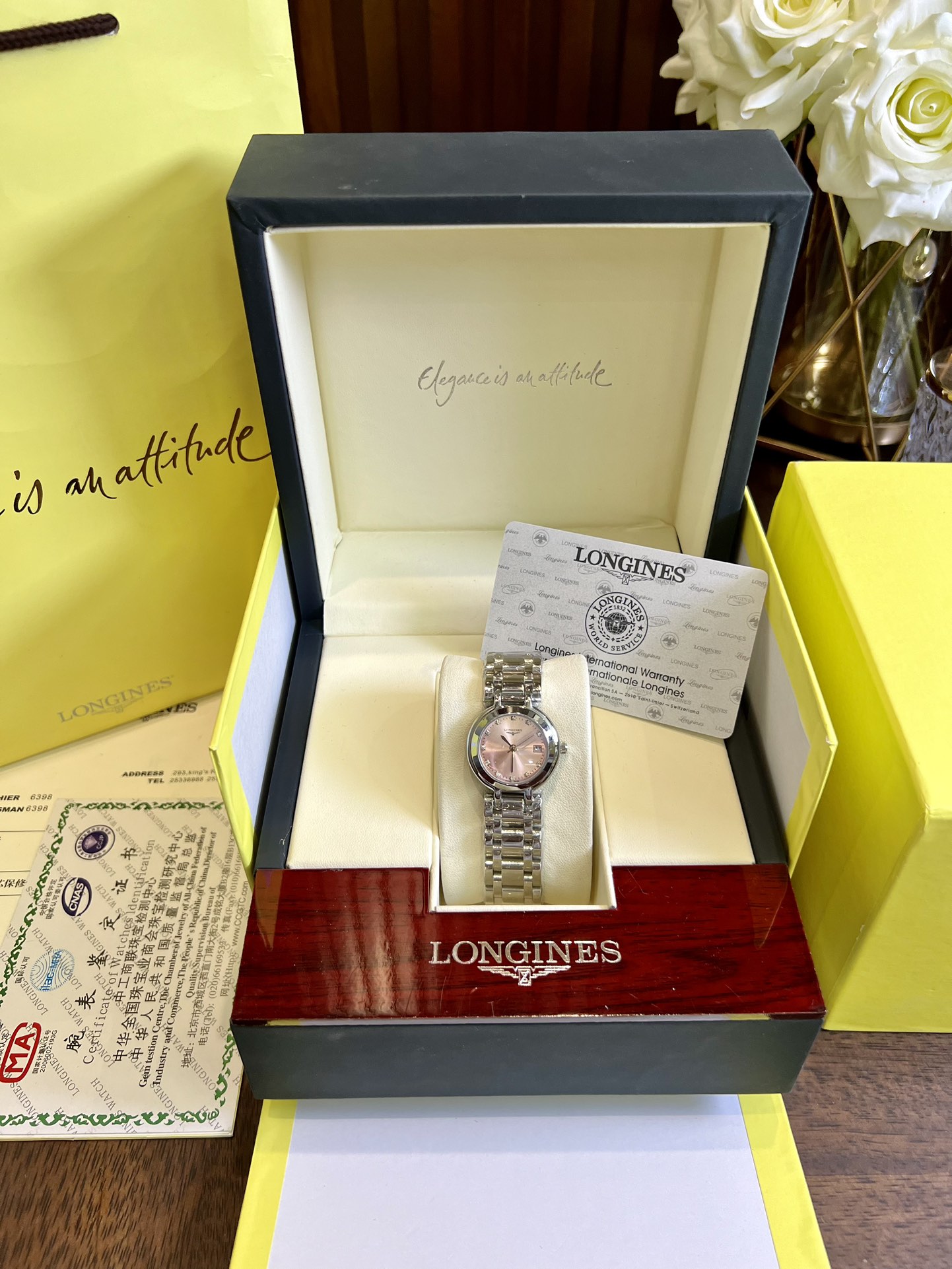 Replica Emporio Armani AR1925 Crystal Pave White Dial Stainless Steel Ladies Watch