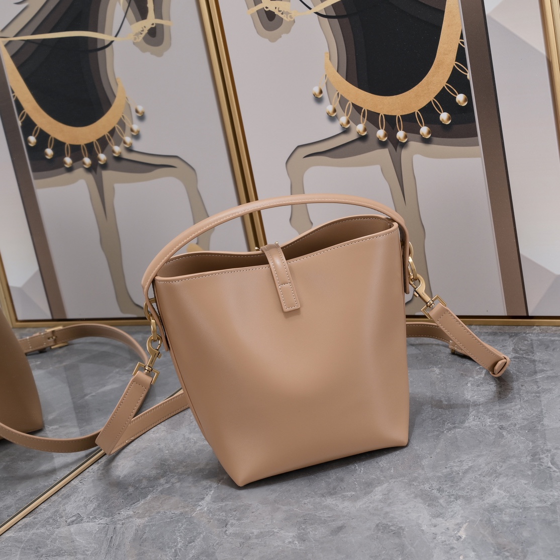 YSL bucket shoulder bag